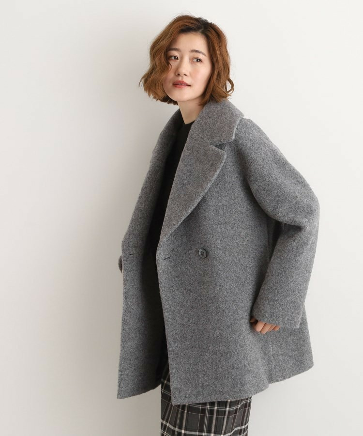 ふんわりまとう、オーバーサイズテーラーコート2