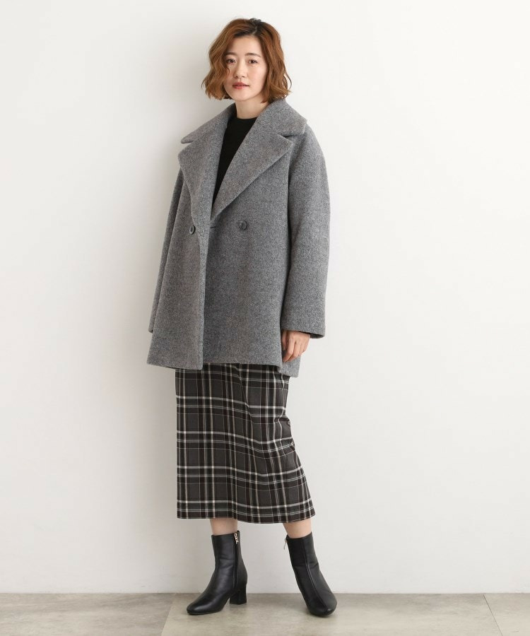 ふんわりまとう、オーバーサイズテーラーコート4