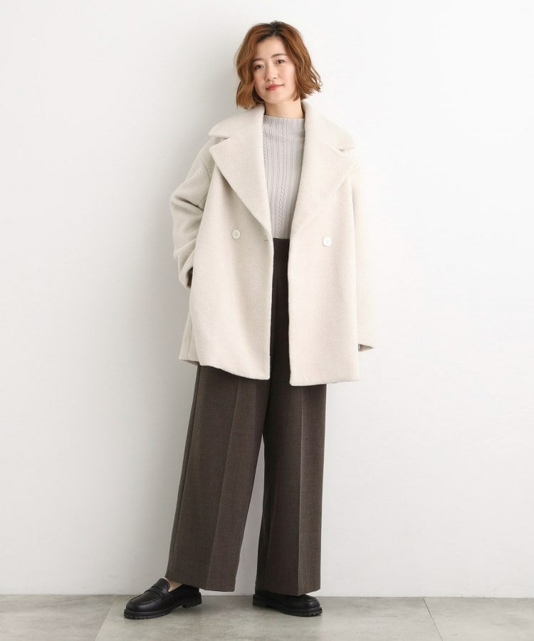ふんわりまとう、オーバーサイズテーラーコート7