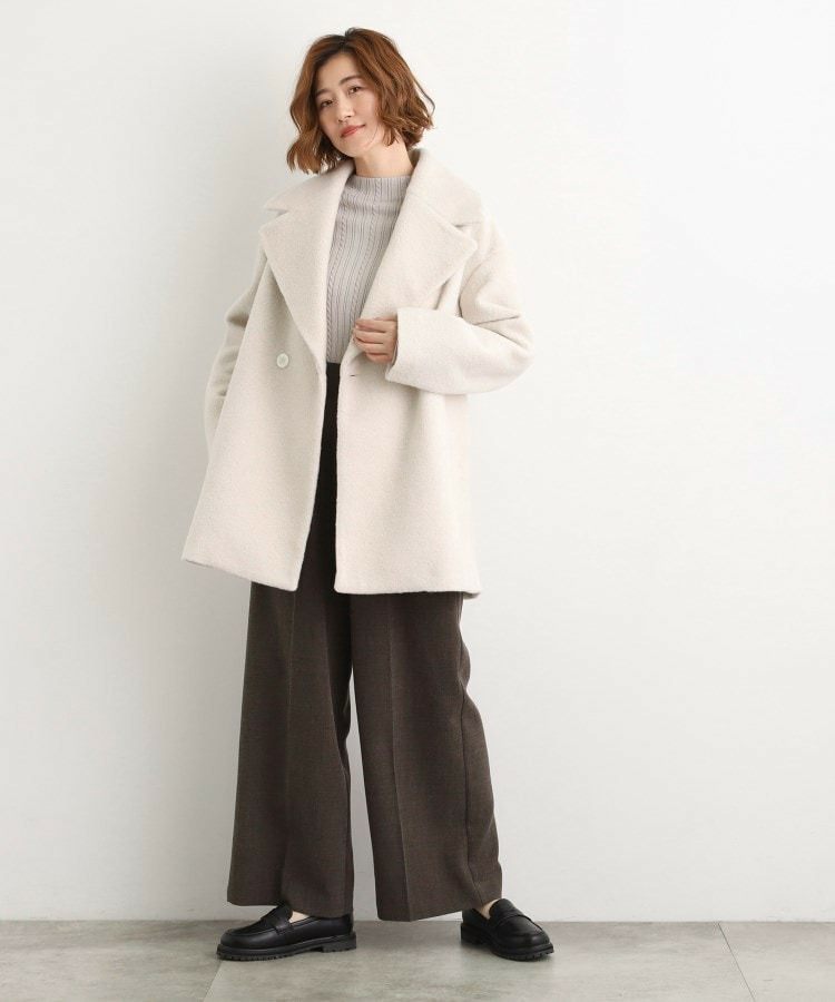 ふんわりまとう、オーバーサイズテーラーコート8