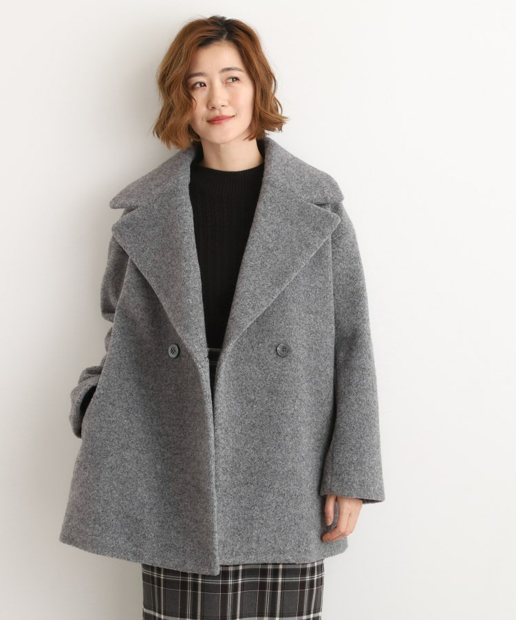 ふんわりまとう、オーバーサイズテーラーコート1