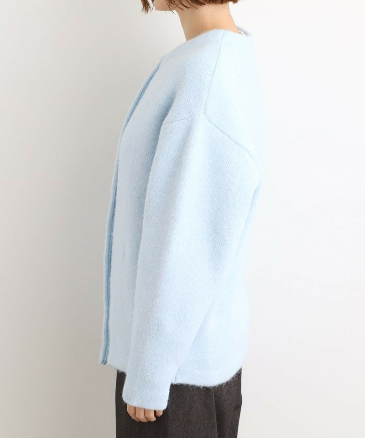 ふっくらやわらかく、毛混オーバーニットカーディガン18