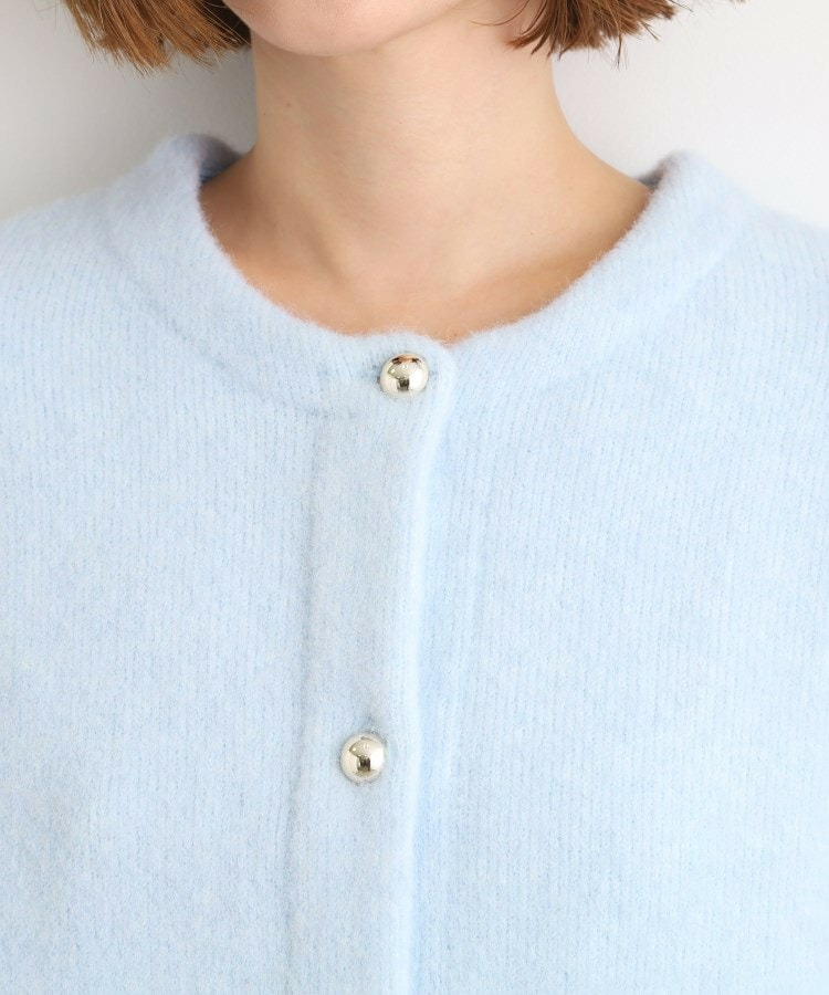 ふっくらやわらかく、毛混オーバーニットカーディガン20