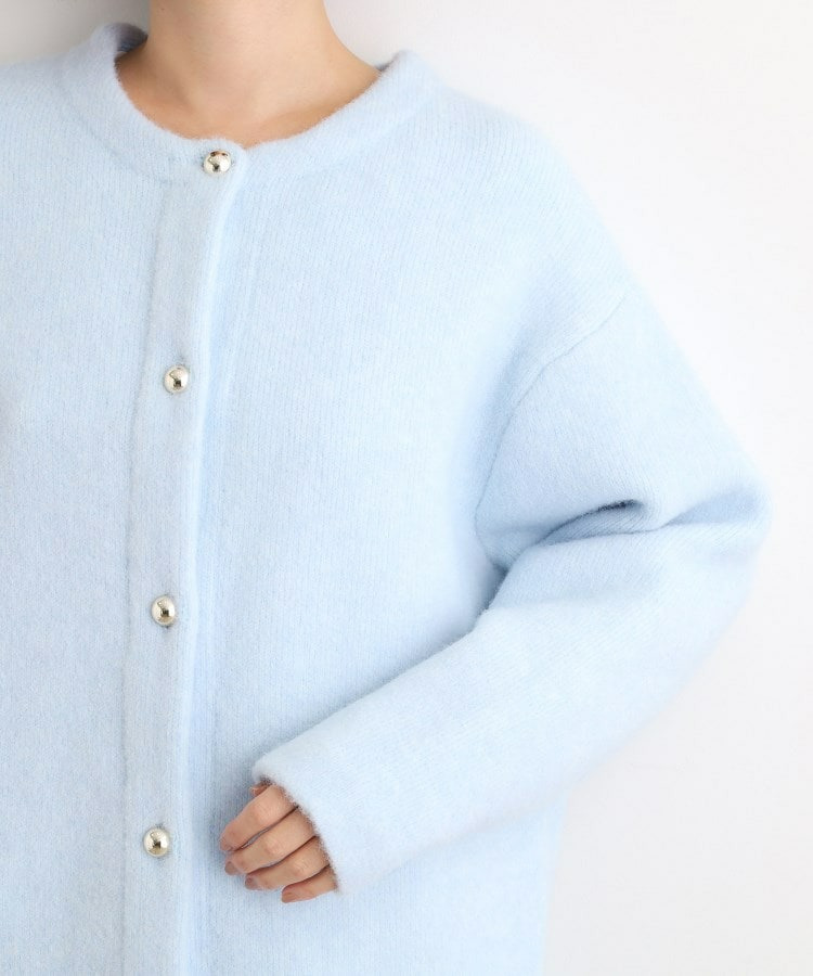 ふっくらやわらかく、毛混オーバーニットカーディガン21