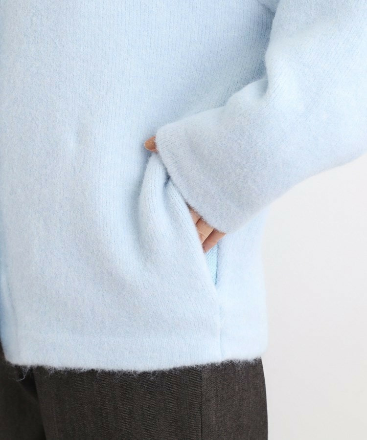 ふっくらやわらかく、毛混オーバーニットカーディガン22