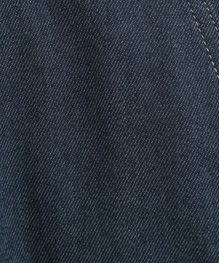 裏起毛デニムライクストレートワイドパンツ15