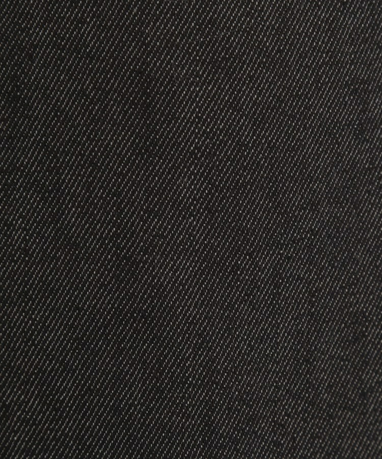 裏起毛デニムライクストレートワイドパンツ9