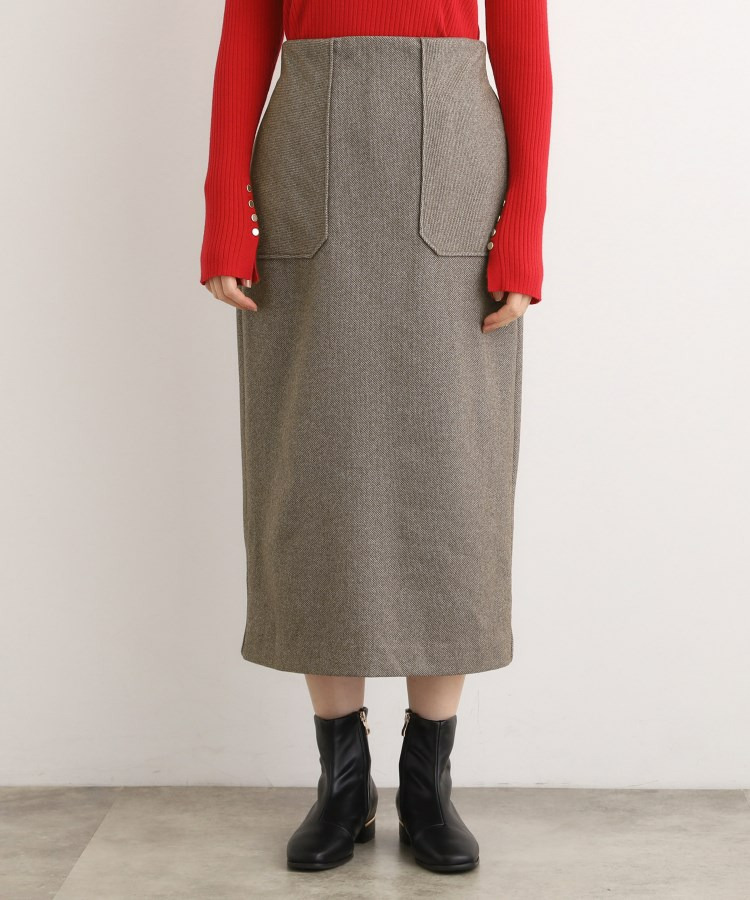 起毛ジャカードナロースカート14