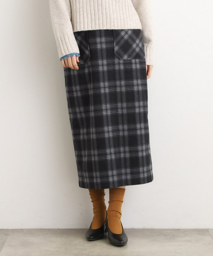 起毛ジャカードナロースカート6