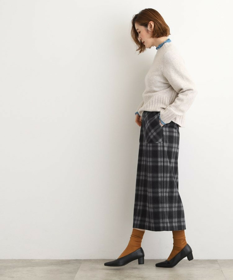 起毛ジャカードナロースカート8