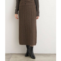 【SETITEM】ケーブルニットスカート