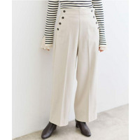 【洗える/美シルエット】マリンワイドパンツ