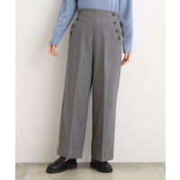 【洗える/美シルエット】マリンワイドパンツ