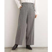 【洗える/美シルエット】マリンワイドパンツ