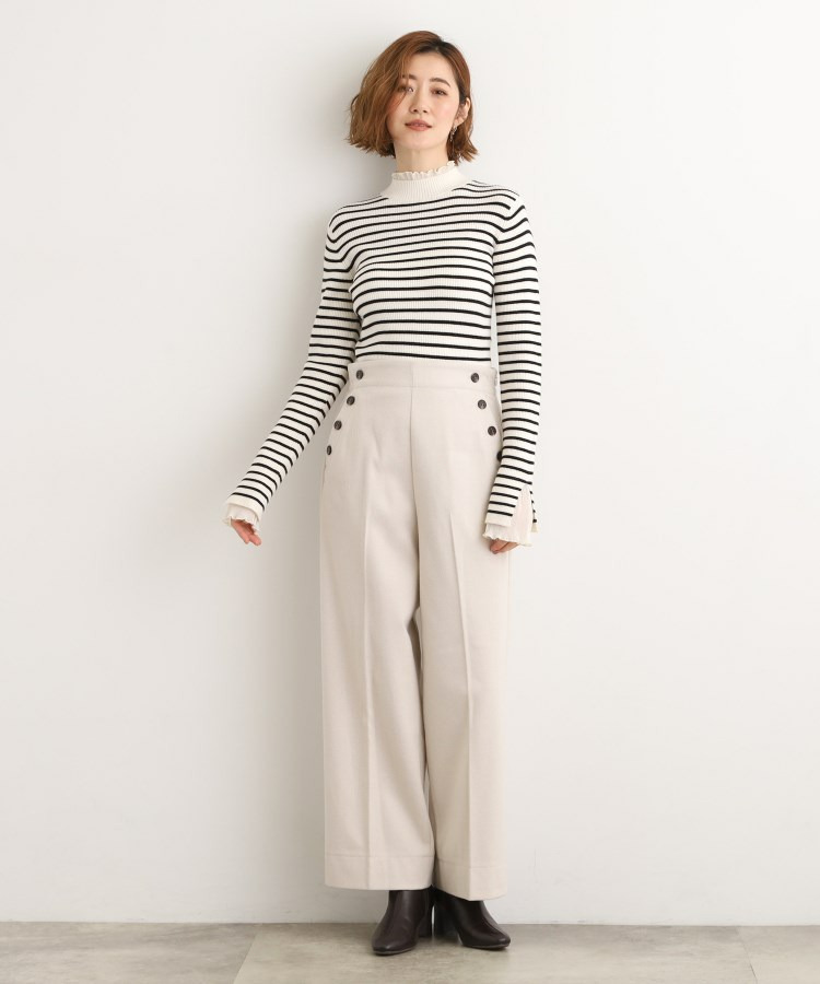 【洗える/美シルエット】マリンワイドパンツ13