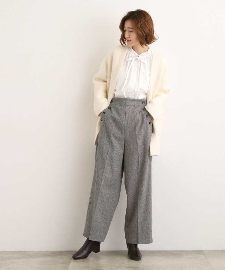 【洗える/美シルエット】マリンワイドパンツ17