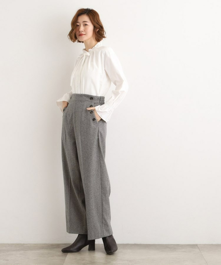 【洗える/美シルエット】マリンワイドパンツ18