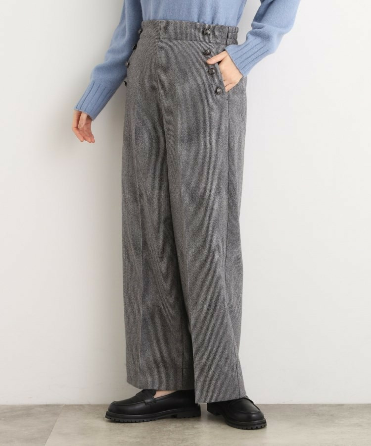 【洗える/美シルエット】マリンワイドパンツ2