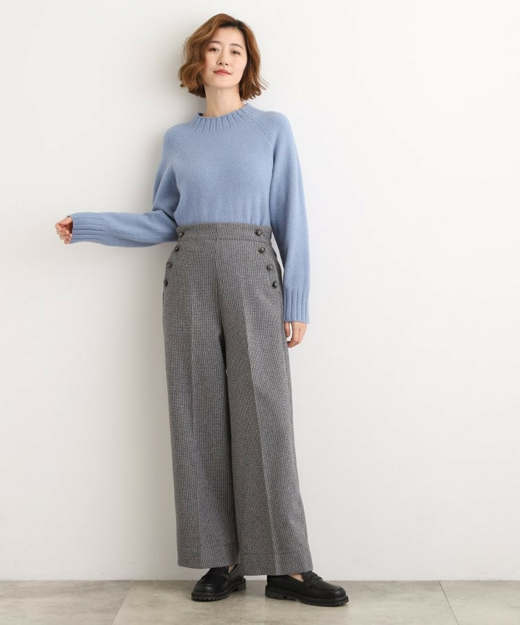【洗える/美シルエット】マリンワイドパンツ3
