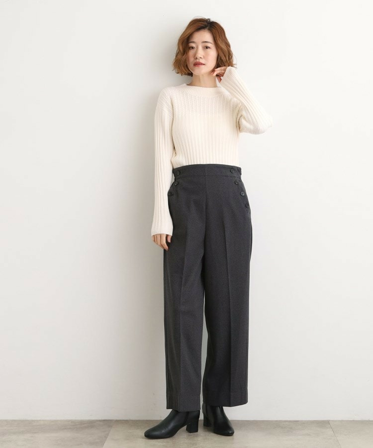 【洗える/美シルエット】マリンワイドパンツ8