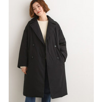 すっきり見え、ステッチレス中綿コート