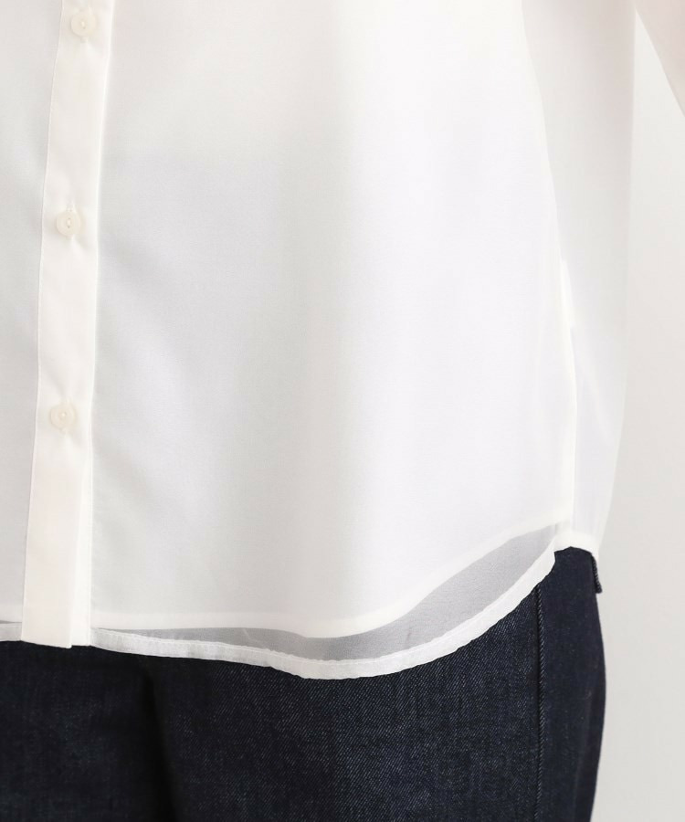 オーガンジーレイヤードシャツ16