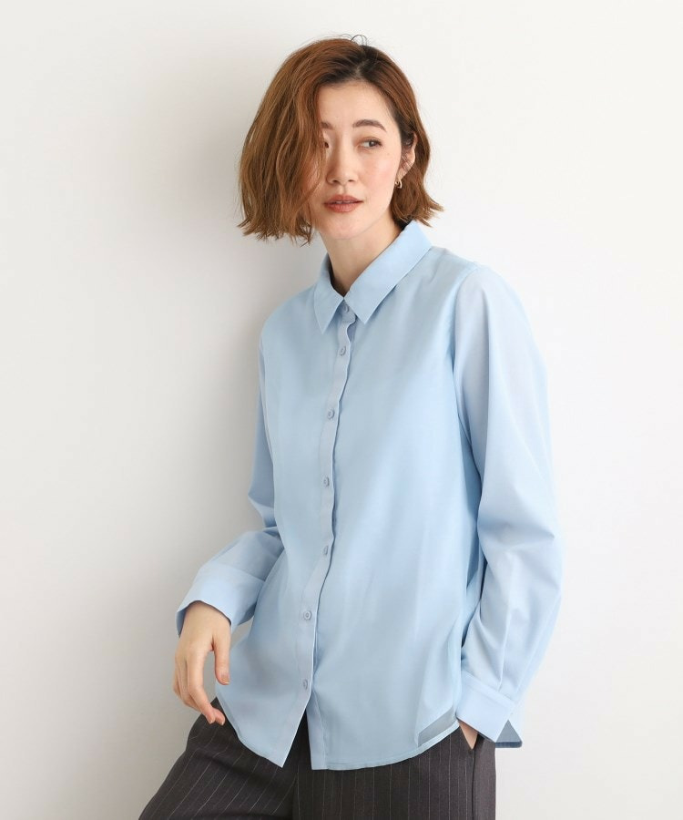 オーガンジーレイヤードシャツ3