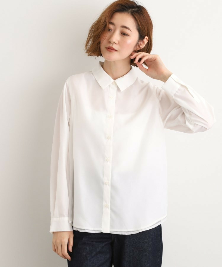 オーガンジーレイヤードシャツ6