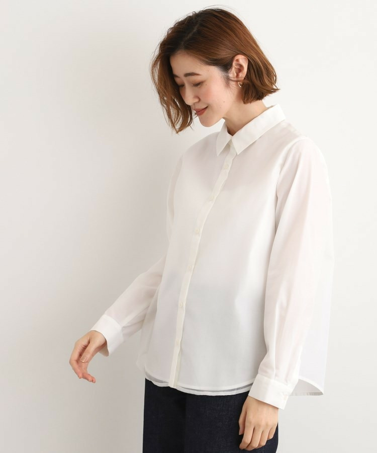 オーガンジーレイヤードシャツ7