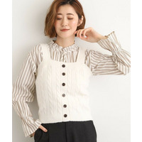 【SETITEM】ケーブルニットビスチェ