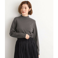 【吸湿発熱】秋冬のレイヤードを格上げ　コットンハイネックプルオーバー