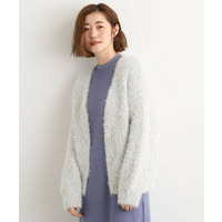 オーバーサイズフェザーカーディガン