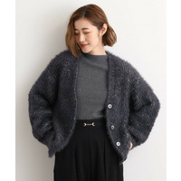 オーバーサイズフェザーカーディガン