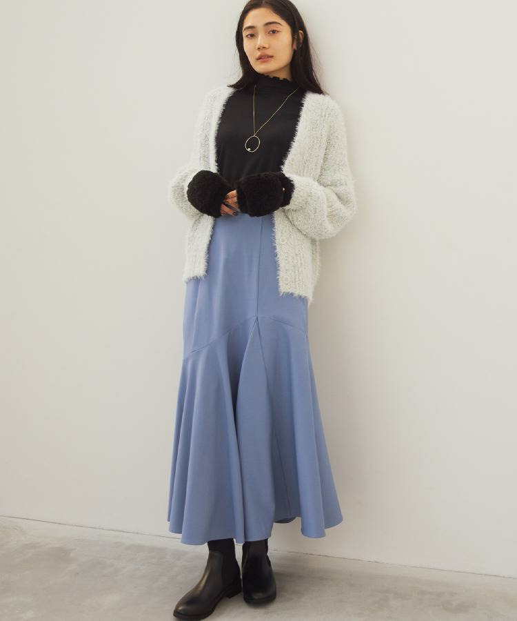 オーバーサイズフェザーカーディガン2