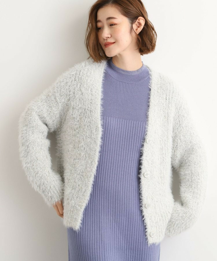 オーバーサイズフェザーカーディガン3