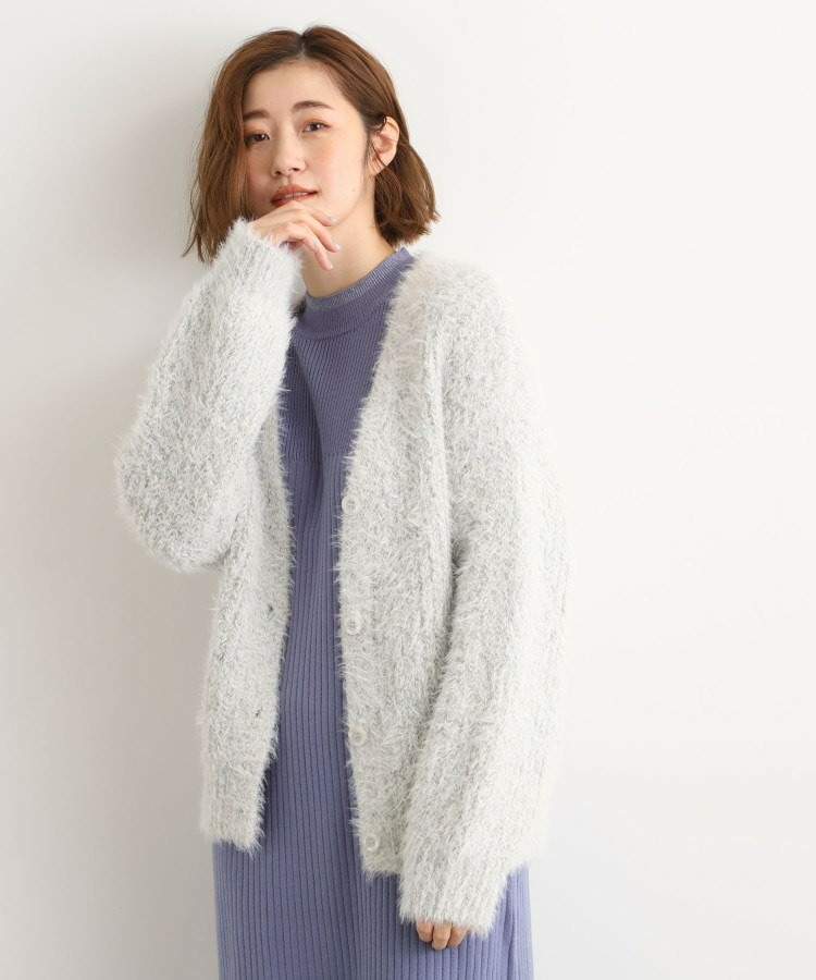 オーバーサイズフェザーカーディガン4