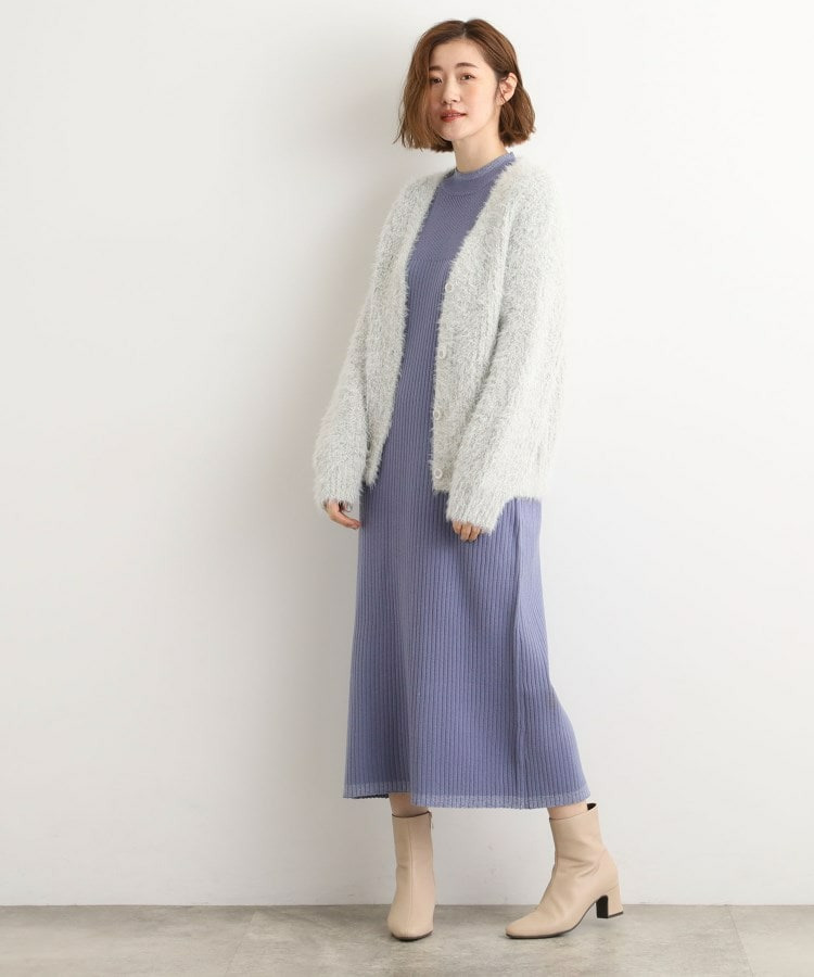 オーバーサイズフェザーカーディガン5