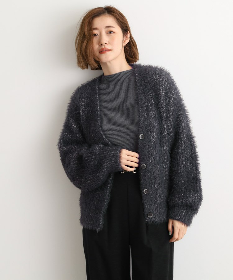 オーバーサイズフェザーカーディガン7