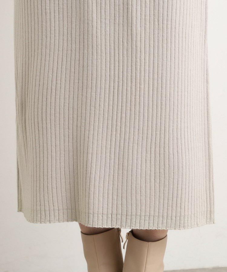 【2点SET/体型カバー】一枚で決まる、ペプラムベスト×ニットワンピース25