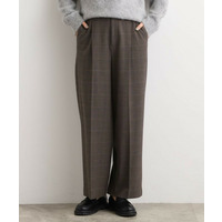 シャークスキン裏起毛スラックスパンツ