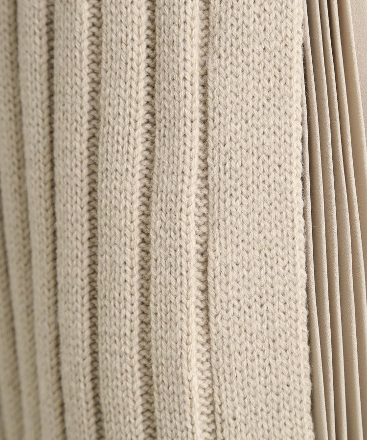 【選べる着丈】配色サイドプリーツニットワンピース9