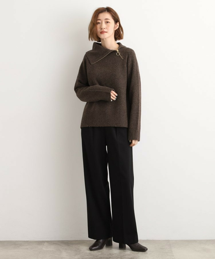 サイドジップカラーニットプルオーバー12