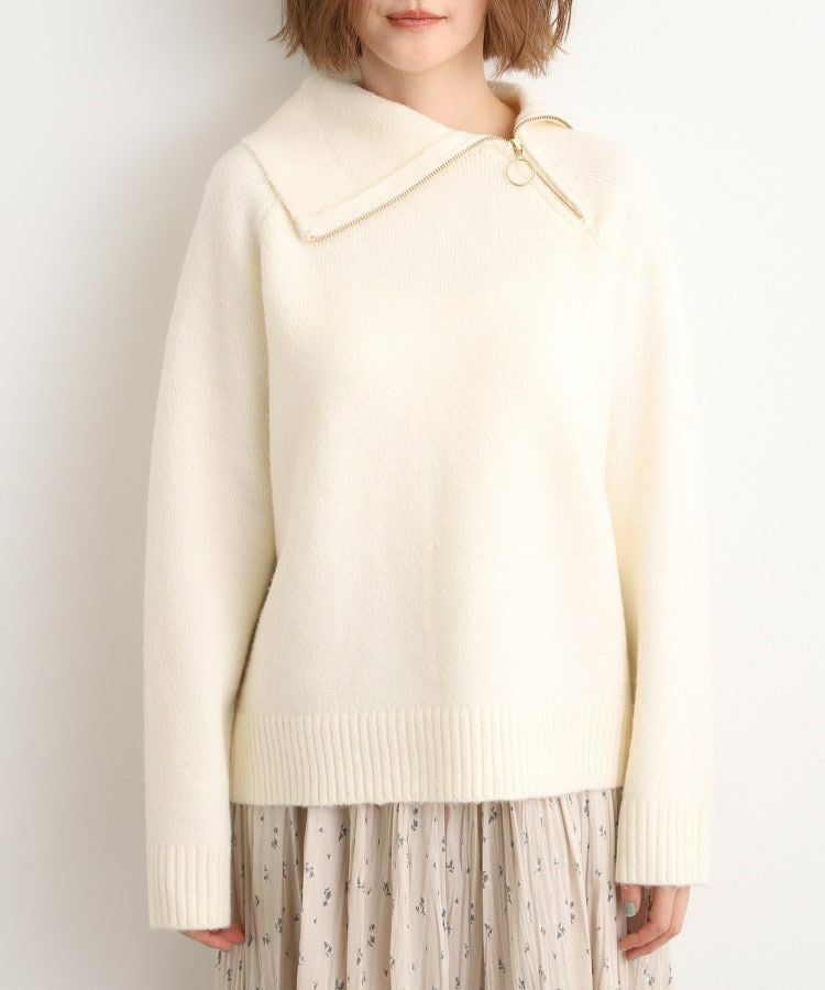 サイドジップカラーニットプルオーバー14