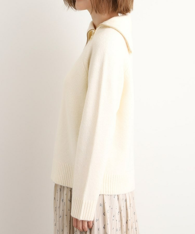 サイドジップカラーニットプルオーバー15