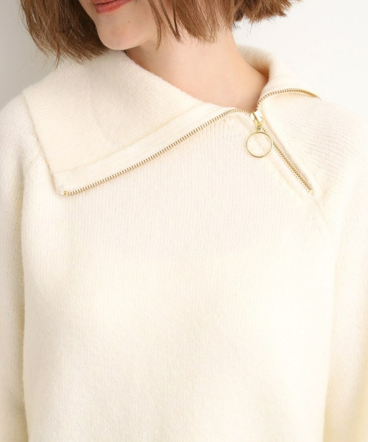 サイドジップカラーニットプルオーバー17