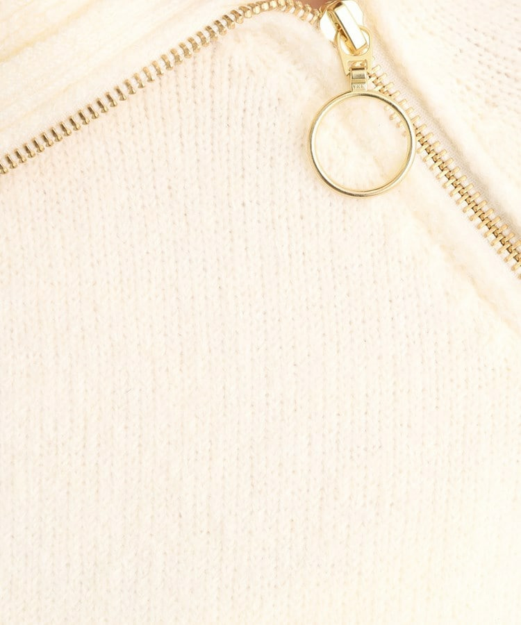 サイドジップカラーニットプルオーバー5