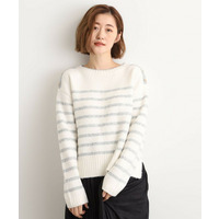 ボーダーブークレーニット