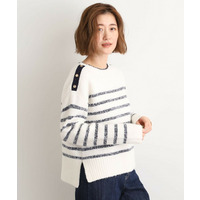 ボーダーブークレーニット