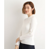 袖口配色リブニット