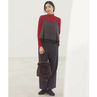 【2点SET/体型カバー】透け感とレイヤードで大人の遊び心を、ビスチェSET UP